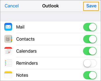 iPhone Screen - sync options